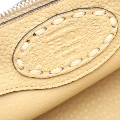 Fendi Handbag by the Way Selleria Mini 8bs098 Beige Leather Selleria by the Way
