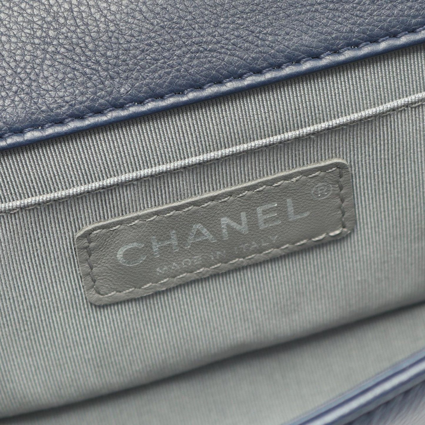 Chanel Shoulder Bag Boy Chanel Small Wild Stitch Navy Leather Boy Chanel Wild