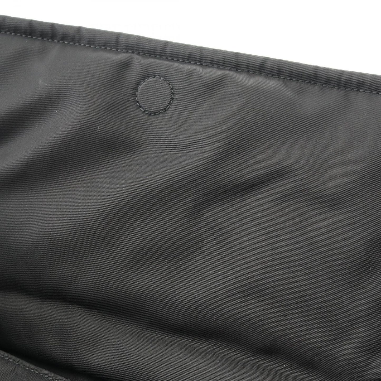 Prada Shoulder Bag Medium Padded Re-Nylon 1bd255 Black Nylon Leather Padded