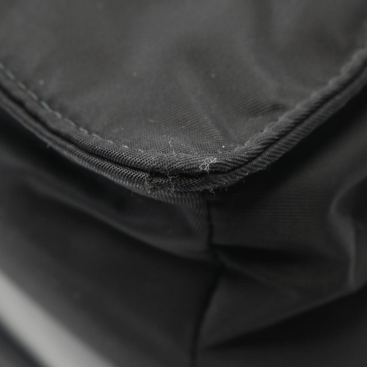 Prada Shoulder Bag Medium Padded Re-Nylon 1bd255 Black Nylon Leather Padded