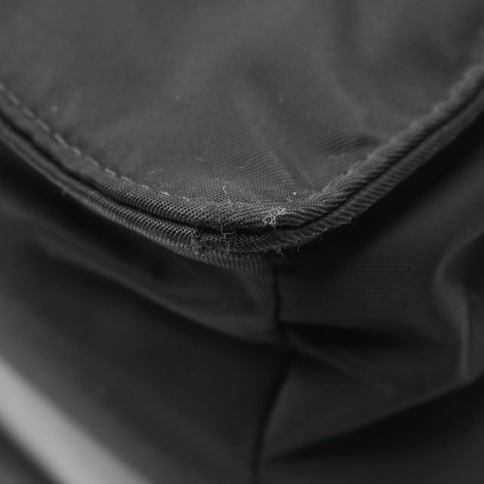 Prada Shoulder Bag Medium Padded Re-Nylon 1bd255 Black Nylon Leather Padded