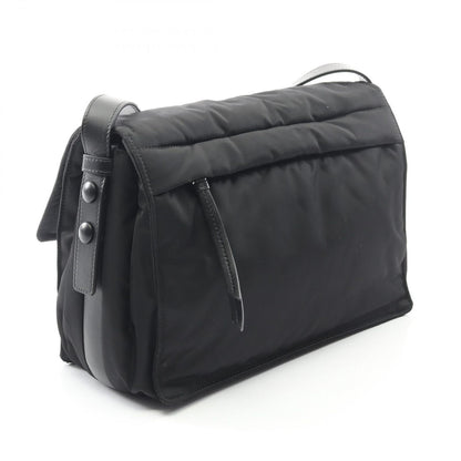 Prada Shoulder Bag Medium Padded Re-Nylon 1bd255 Black Nylon Leather Padded