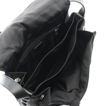 Prada Shoulder Bag Medium Padded Re-Nylon 1bd255 Black Nylon Leather Padded