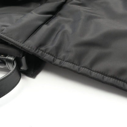 Prada Shoulder Bag Medium Padded Re-Nylon 1bd255 Black Nylon Leather Padded