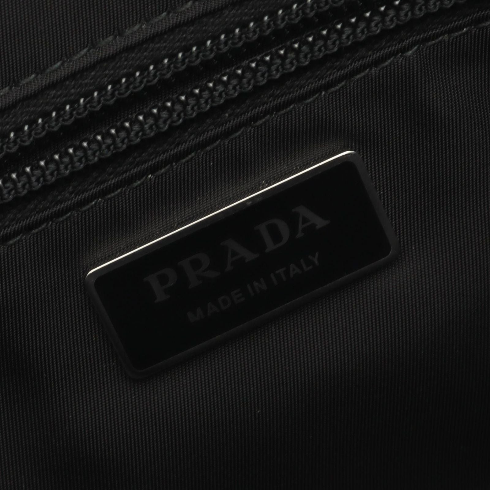 Prada Shoulder Bag Medium Padded Re-Nylon 1bd255 Black Nylon Leather Padded