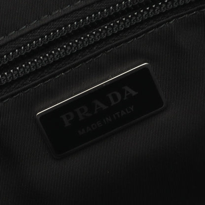 Prada Shoulder Bag Medium Padded Re-Nylon 1bd255 Black Nylon Leather Padded