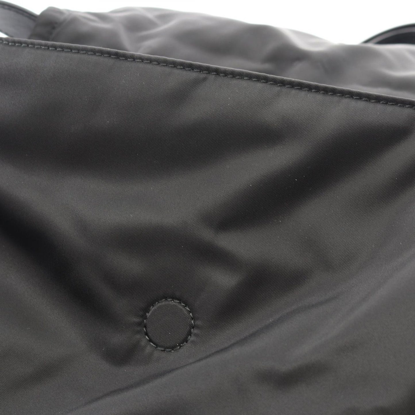 Prada Shoulder Bag Medium Padded Re-Nylon 1bd255 Black Nylon Leather Padded