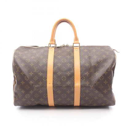 Louis Vuitton Boston Bag Keepall 45 M41428 Pvc Coated Canvas Leather Keepall 45