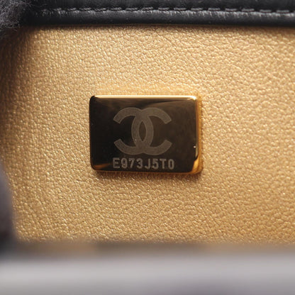 Chanel Shoulder Bag Matelasse As2615 Black Lambskin Matelasse Small Flap Chain