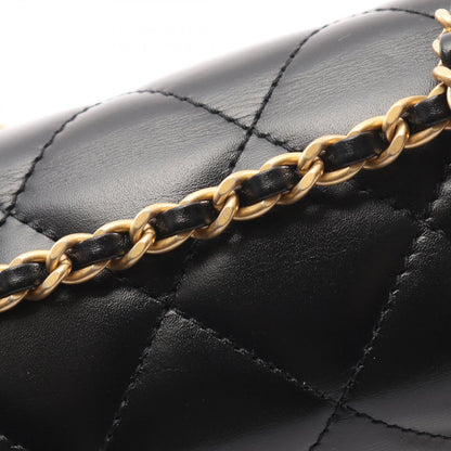 Chanel Shoulder Bag Matelasse As2615 Black Lambskin Matelasse Small Flap Chain