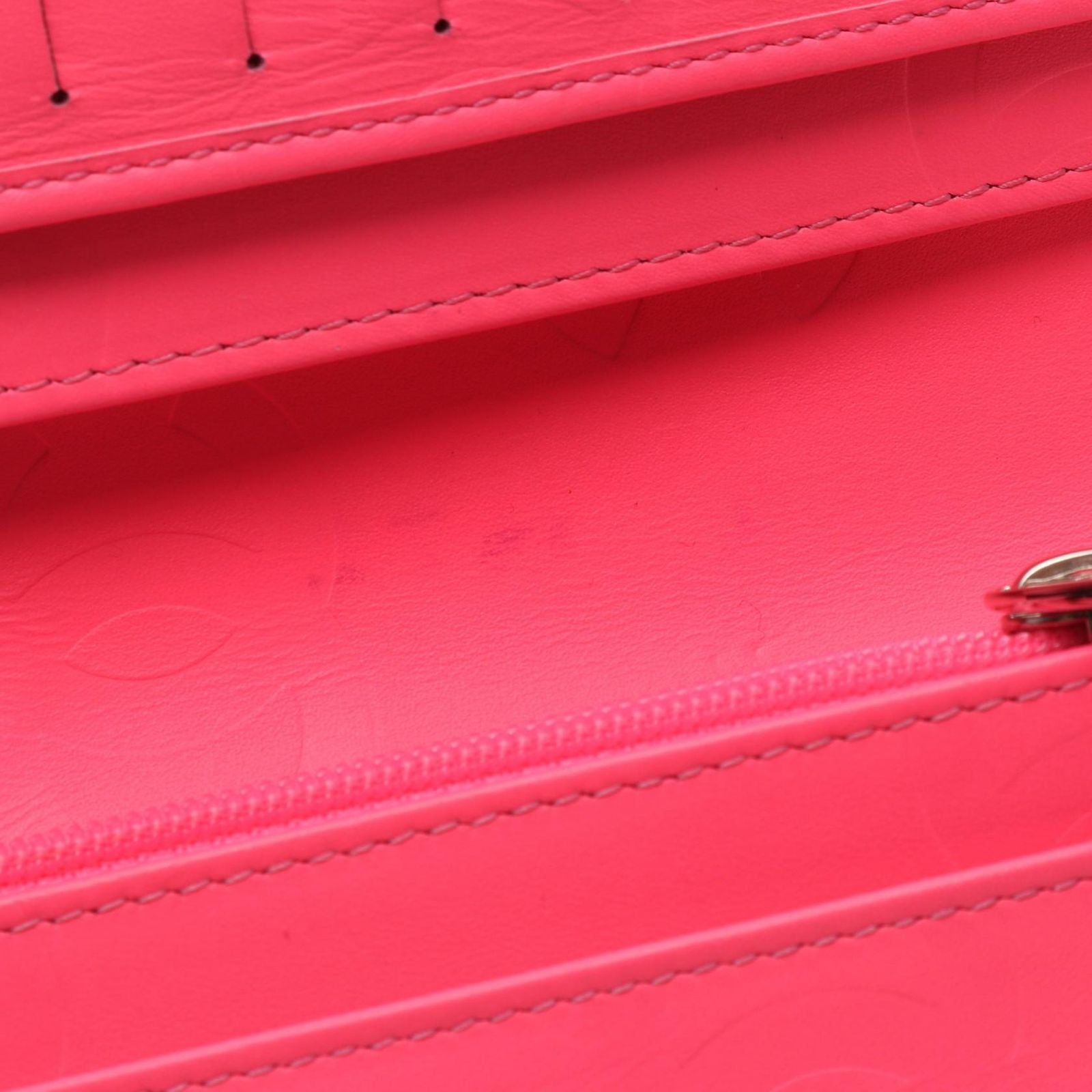 Chanel Bifold Long Wallet Cambon Line Black/Black Enamel Leather Patent Leather