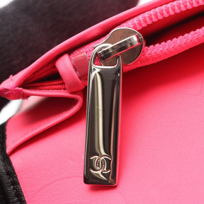 Chanel Bifold Long Wallet Cambon Line Black/Black Enamel Leather Patent Leather