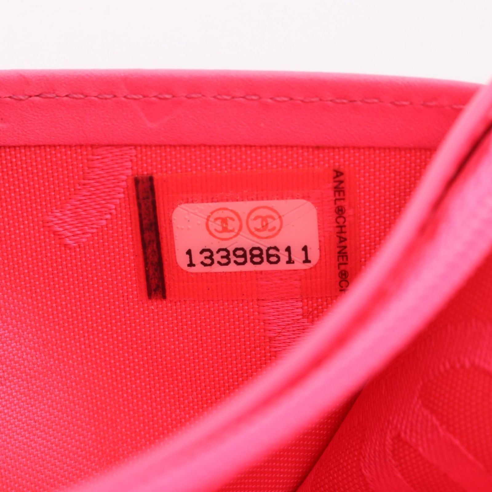 Chanel Bifold Long Wallet Cambon Line Black/Black Enamel Leather Patent Leather