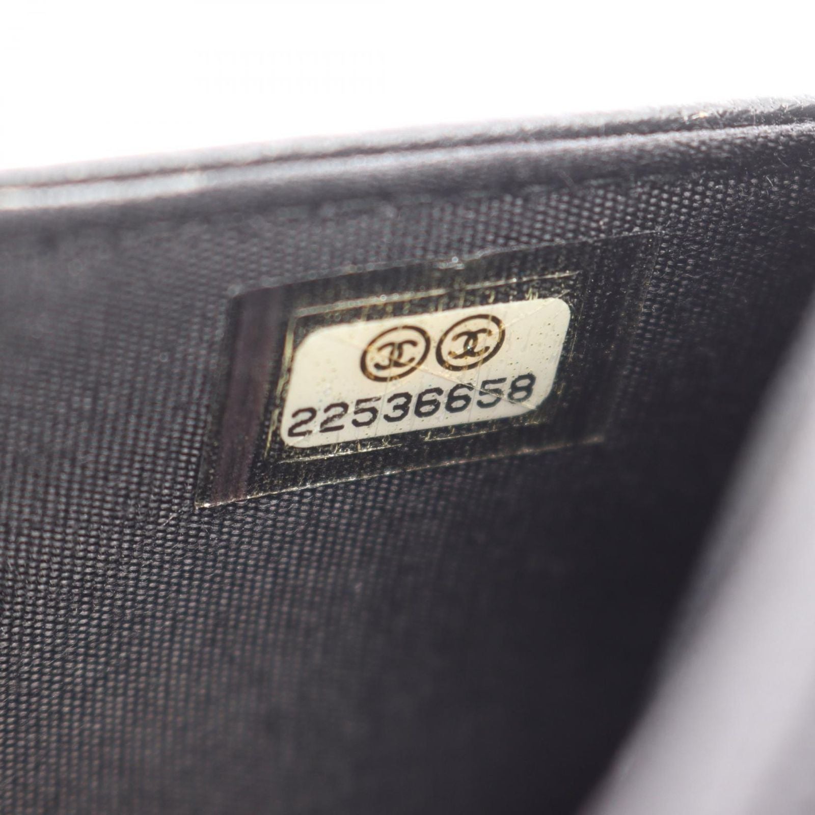 Chanel Shoulder Bag Mademoiselle Black Lambskin Mademoiselle Chain Wallet