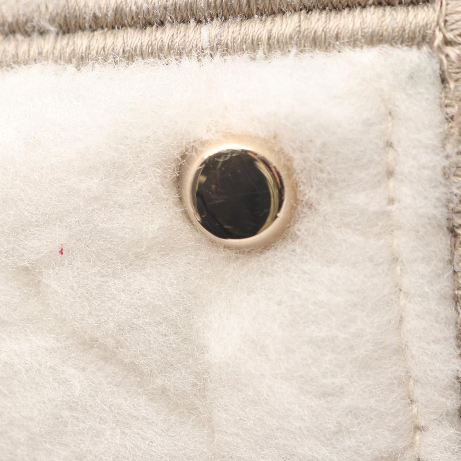 Dior Handbag Lady D-Lite Medium Bag Beige/White Canvas Lady Dior 2way Tote