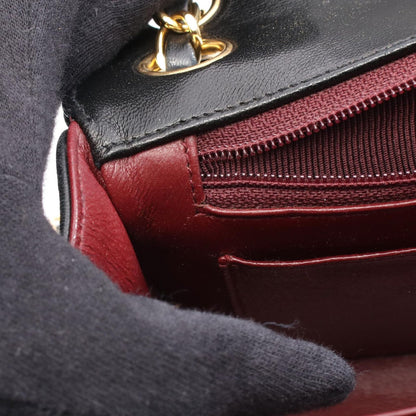 Chanel Shoulder Bag Bias Stitch Black Lambskin Bias Stitch Chain Shoulder