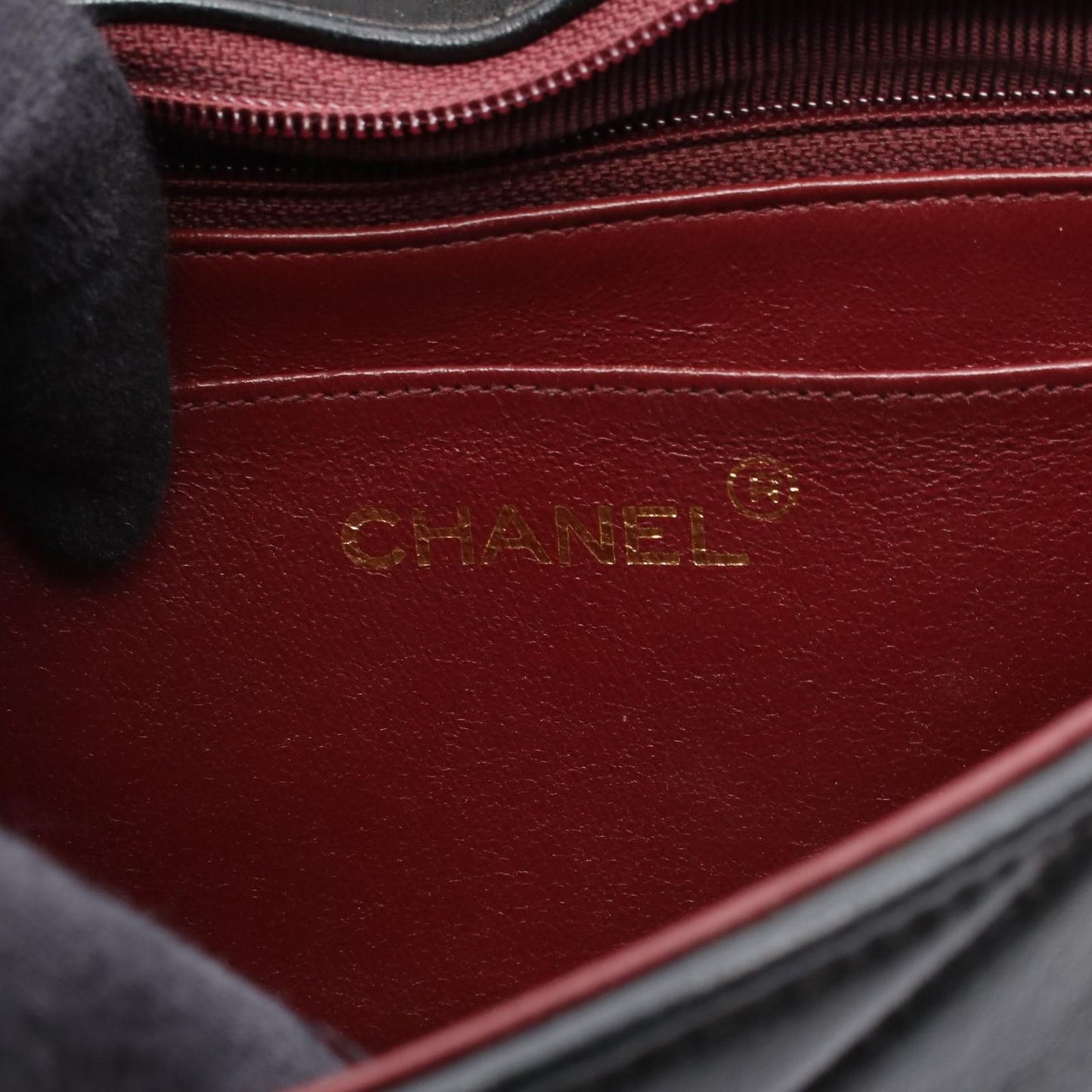 Chanel Shoulder Bag Bias Stitch Black Lambskin Bias Stitch Chain Shoulder