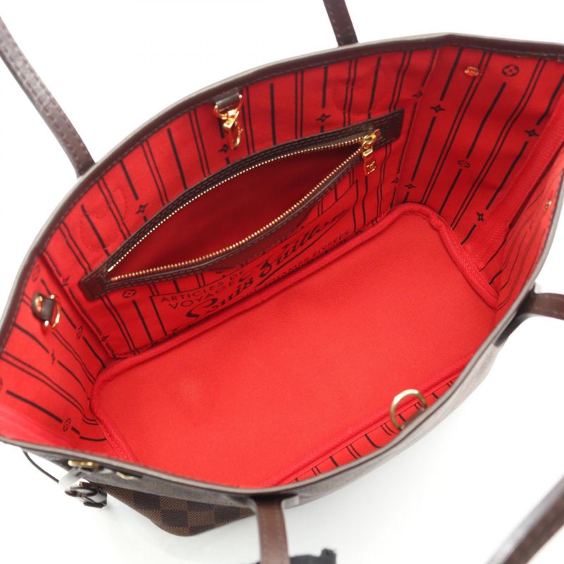 Louis Vuitton Tote Bag Neverfull PM N51109 PVC Coated Canvas Leather Neverfull