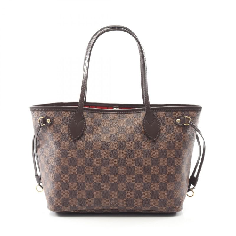 Louis Vuitton Tote Bag Neverfull PM N51109 PVC Coated Canvas Leather Neverfull