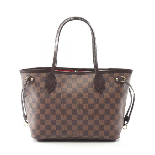 Louis Vuitton Tote Bag Neverfull PM N51109 PVC Coated Canvas Leather Neverfull