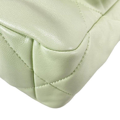 CHANEL Shoulder Bag Excellent Condition CHANEL 19 AS1160 Light Green Metal