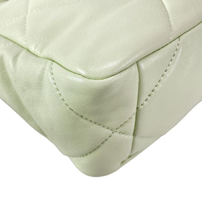 CHANEL Shoulder Bag Excellent Condition CHANEL 19 AS1160 Light Green Metal