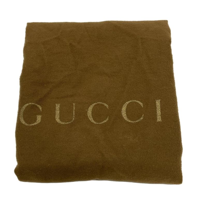 Gucci Tote Bag GG Pattern 264221 Black X Dark Green Leather