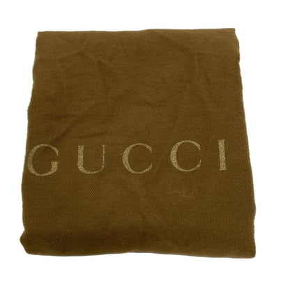 Gucci Tote Bag GG Pattern 264221 Black X Dark Green Leather
