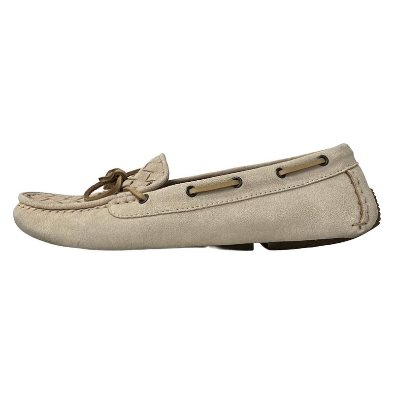 Bottega Veneta Driving Shoes 36 Women's - Beige Intrecciato