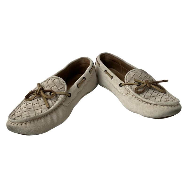 Bottega Veneta Driving Shoes 36 Women's - Beige Intrecciato