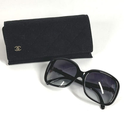 Chanel Sunglasses Ribbon Cc Coco Mark Logo 5171-a Plastic Black