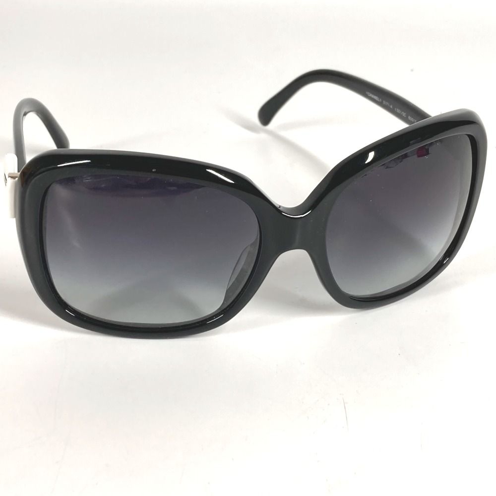 Chanel Sunglasses Ribbon Cc Coco Mark Logo 5171-a Plastic Black