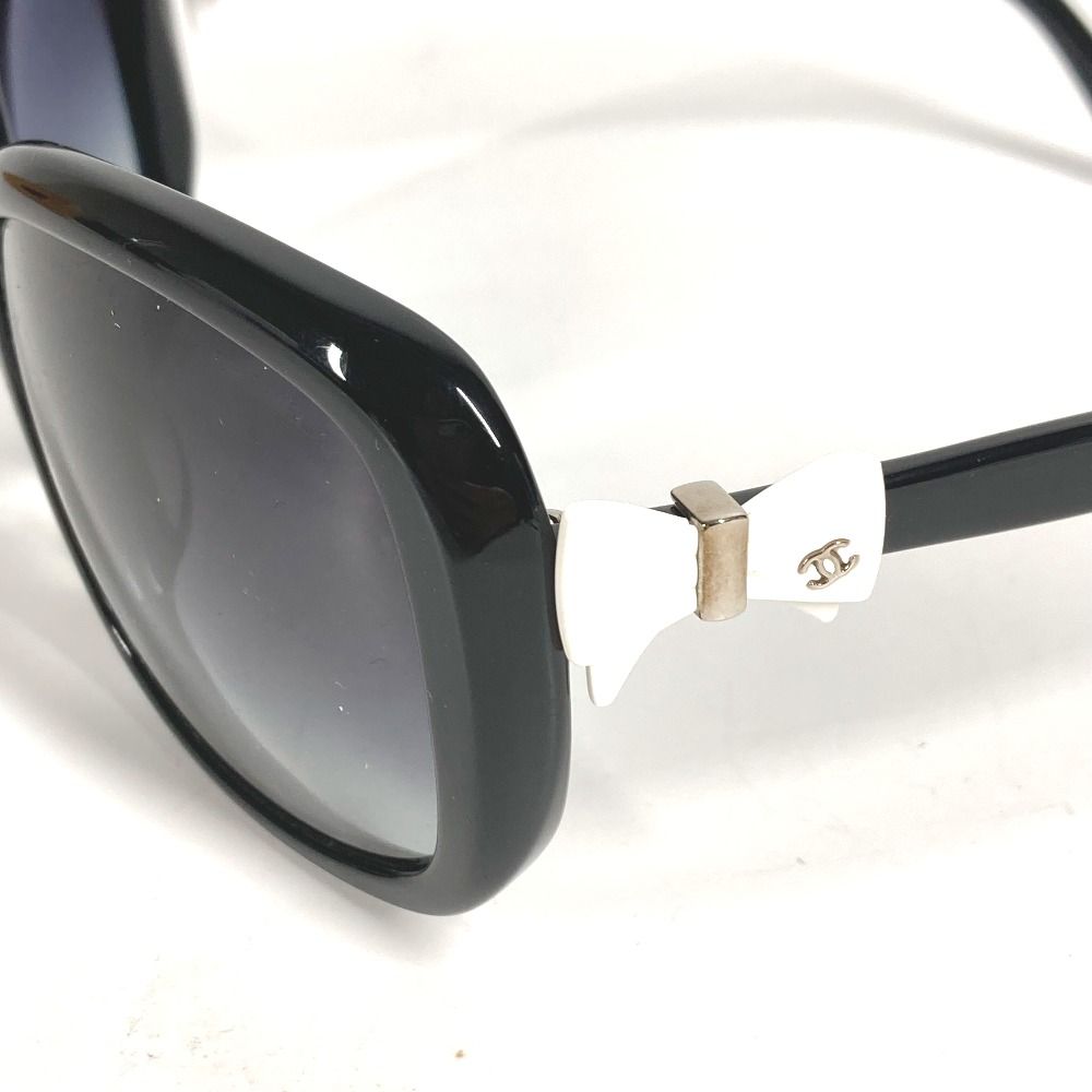 Chanel Sunglasses Ribbon Cc Coco Mark Logo 5171-a Plastic Black