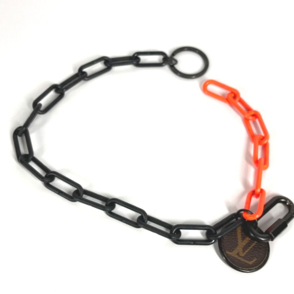 Louis Vuitton Louis Vuitton Wallet Chain Portocre Key Chain Mp2296 Plastic Black