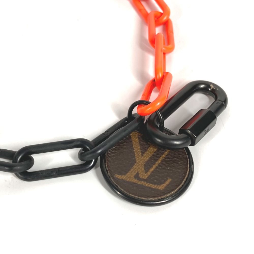 Louis Vuitton Louis Vuitton Wallet Chain Portocre Key Chain Mp2296 Plastic Black