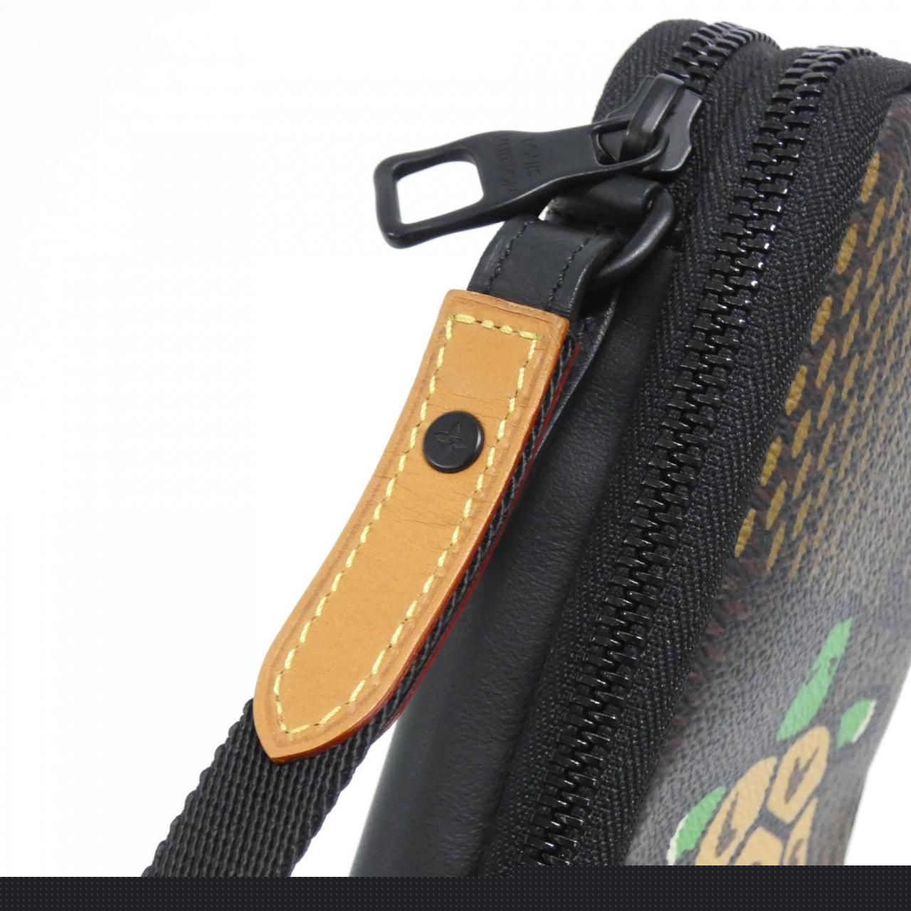 Louis Vuitton Damier Giant (Lv Squared) Double Phone Pouch N40377 Shoulder Bag