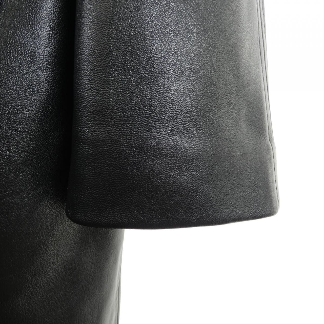 Celine Claudine Color 2d561583c Leather Coat