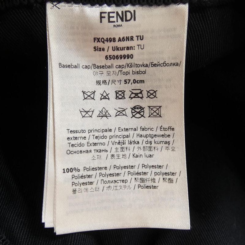 Fendi Fxq498 A6NR Cap