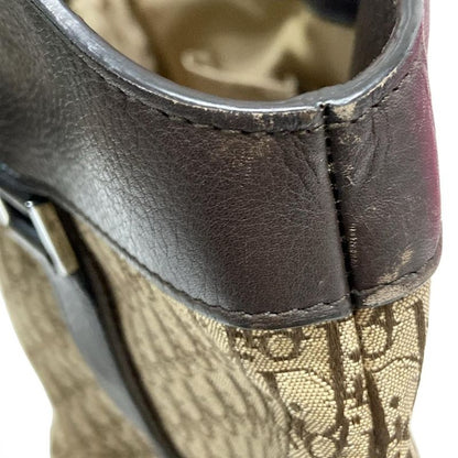 Dior Christian Dior Tote Bag Street Chic Beige X Dark Brown Leather