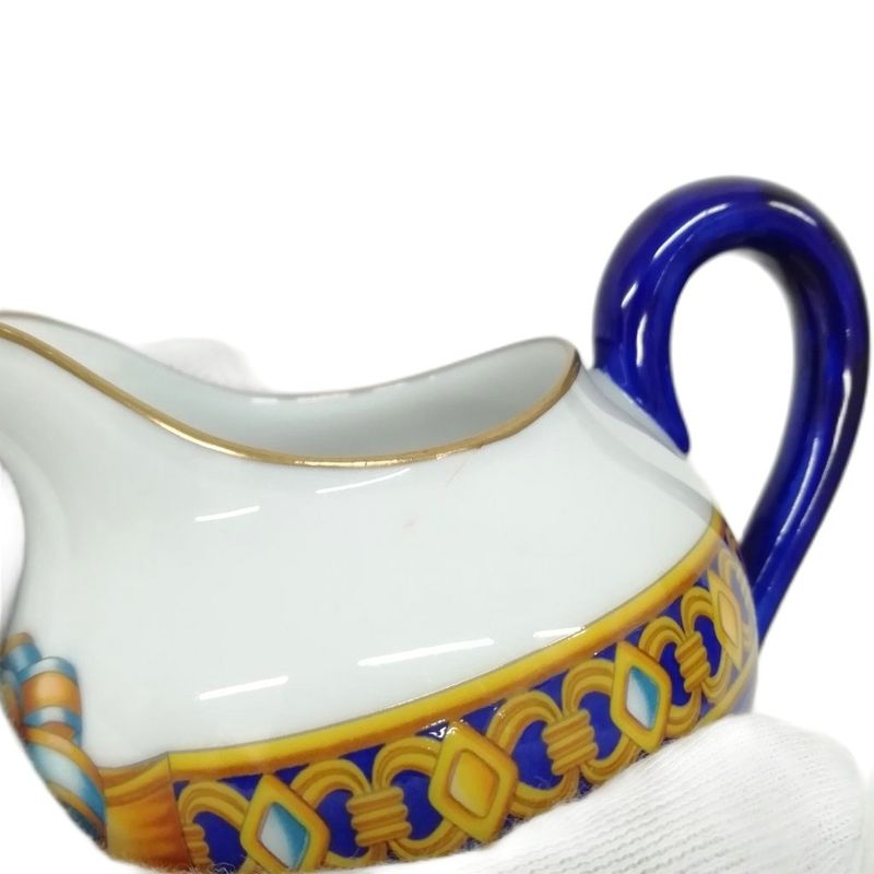 Hermes Cocardes de Soie Creamer Milk Pot Tea Utensil Pottery