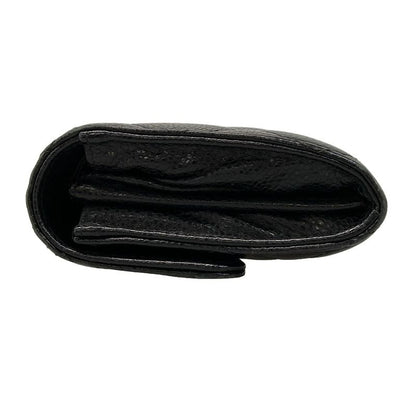 Chanel Long Wallet Matelasse A80758 Black Gold Hardware