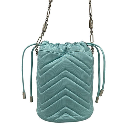 Gucci Shoulder Bag Ggmarmont 746609 Light Blue Bijou