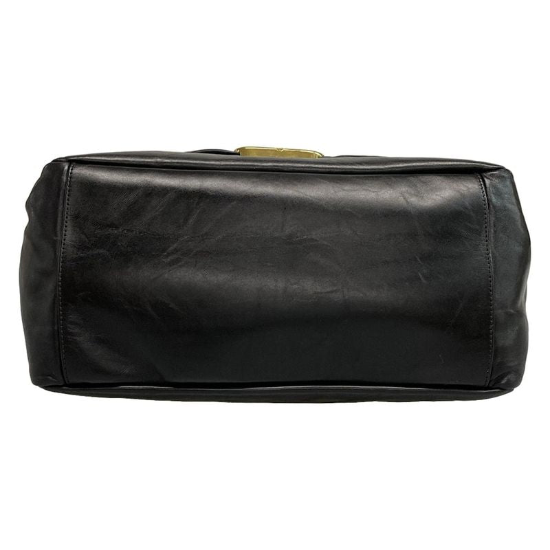 Balenciaga Shoulder Bag Monaco 787902 Black Leather