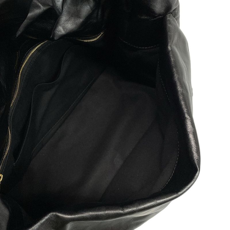 Balenciaga Shoulder Bag Monaco 787902 Black Leather