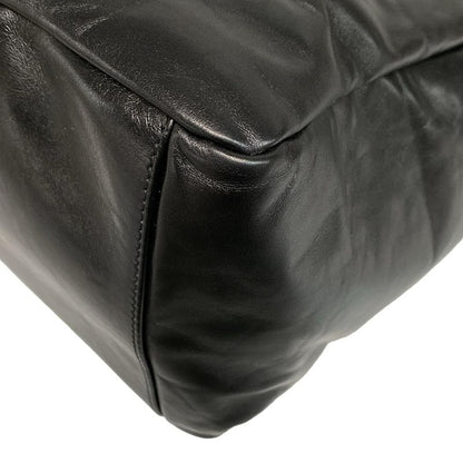 Balenciaga Shoulder Bag Monaco 787902 Black Leather