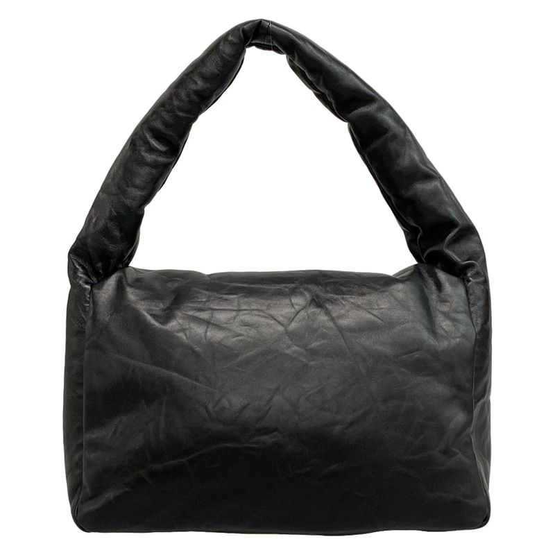 Balenciaga Shoulder Bag Monaco 787902 Black Leather