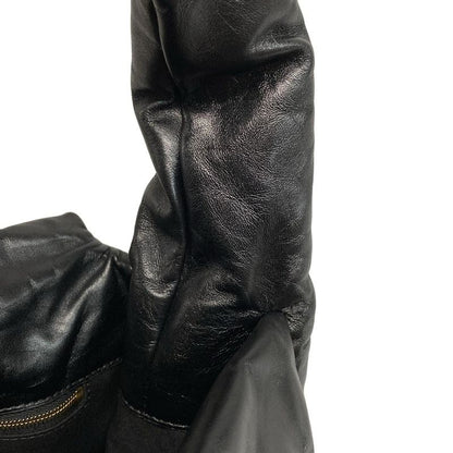 Balenciaga Shoulder Bag Monaco 787902 Black Leather