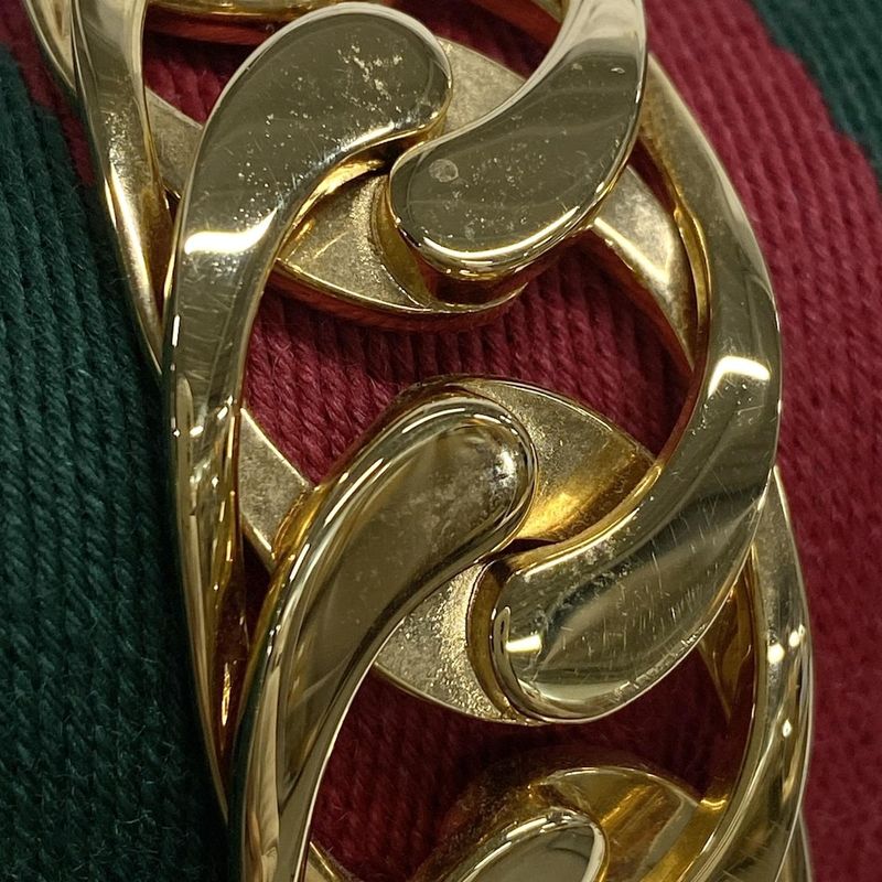 Gucci Shoulder Bag Sylvie 421882 Black Leather