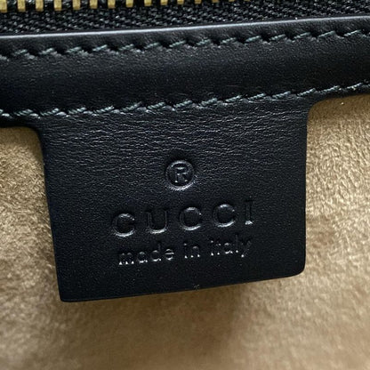 Gucci Shoulder Bag Sylvie 421882 Black Leather