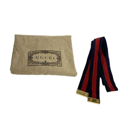 Gucci Shoulder Bag Sylvie 421882 Black Leather